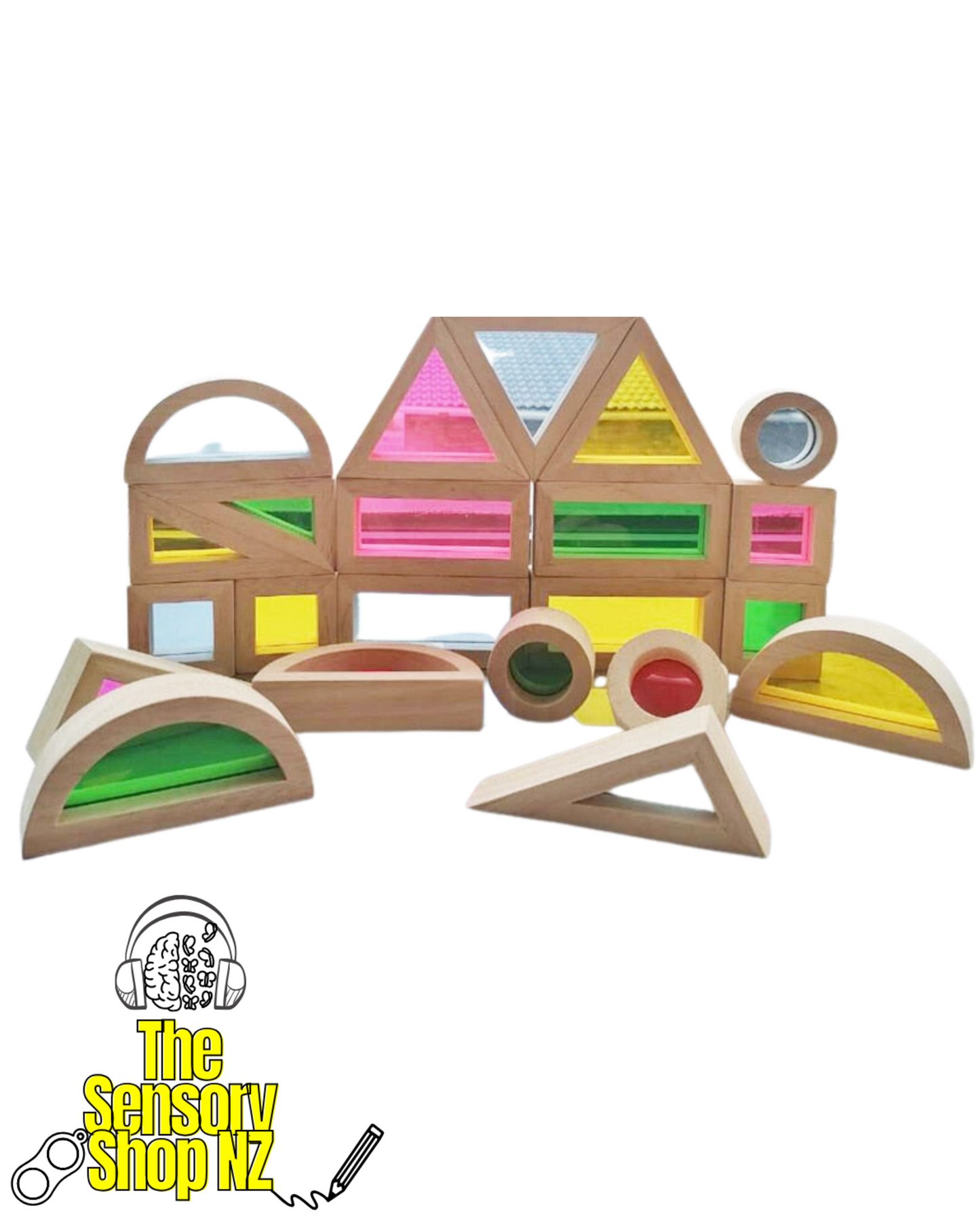 Sensory Rainbow Blocks