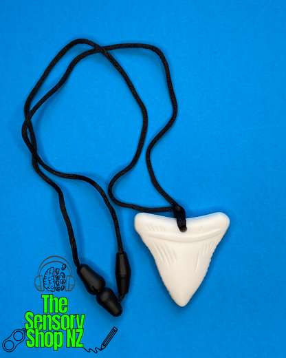 🦈 White Shark Tooth Chewable Sensory Necklace