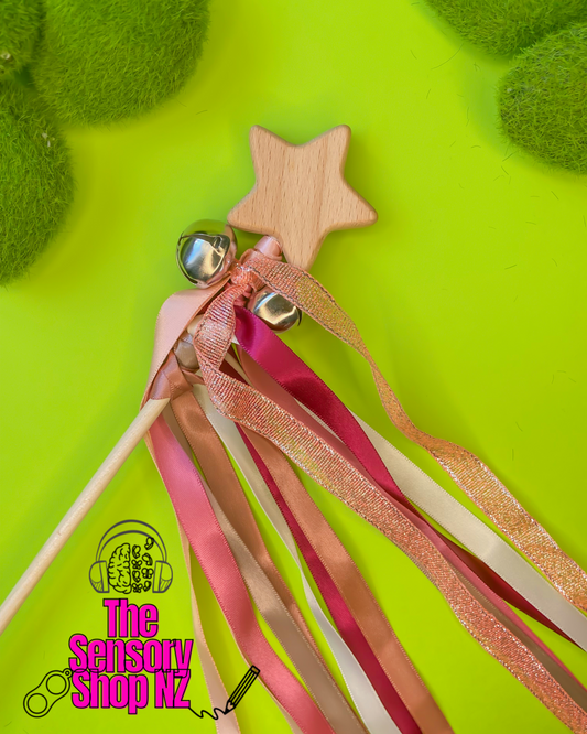 Enchanting Wooden Jingle Fairy Wand