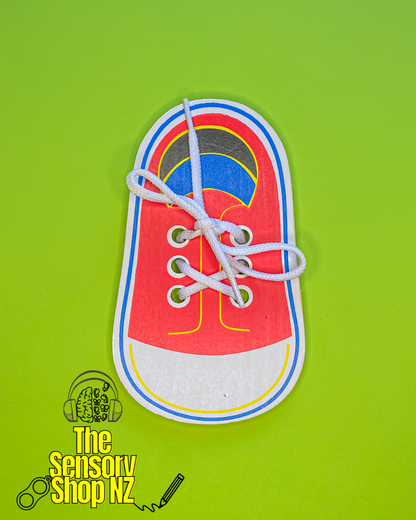 Wooden Shoe Tying Board