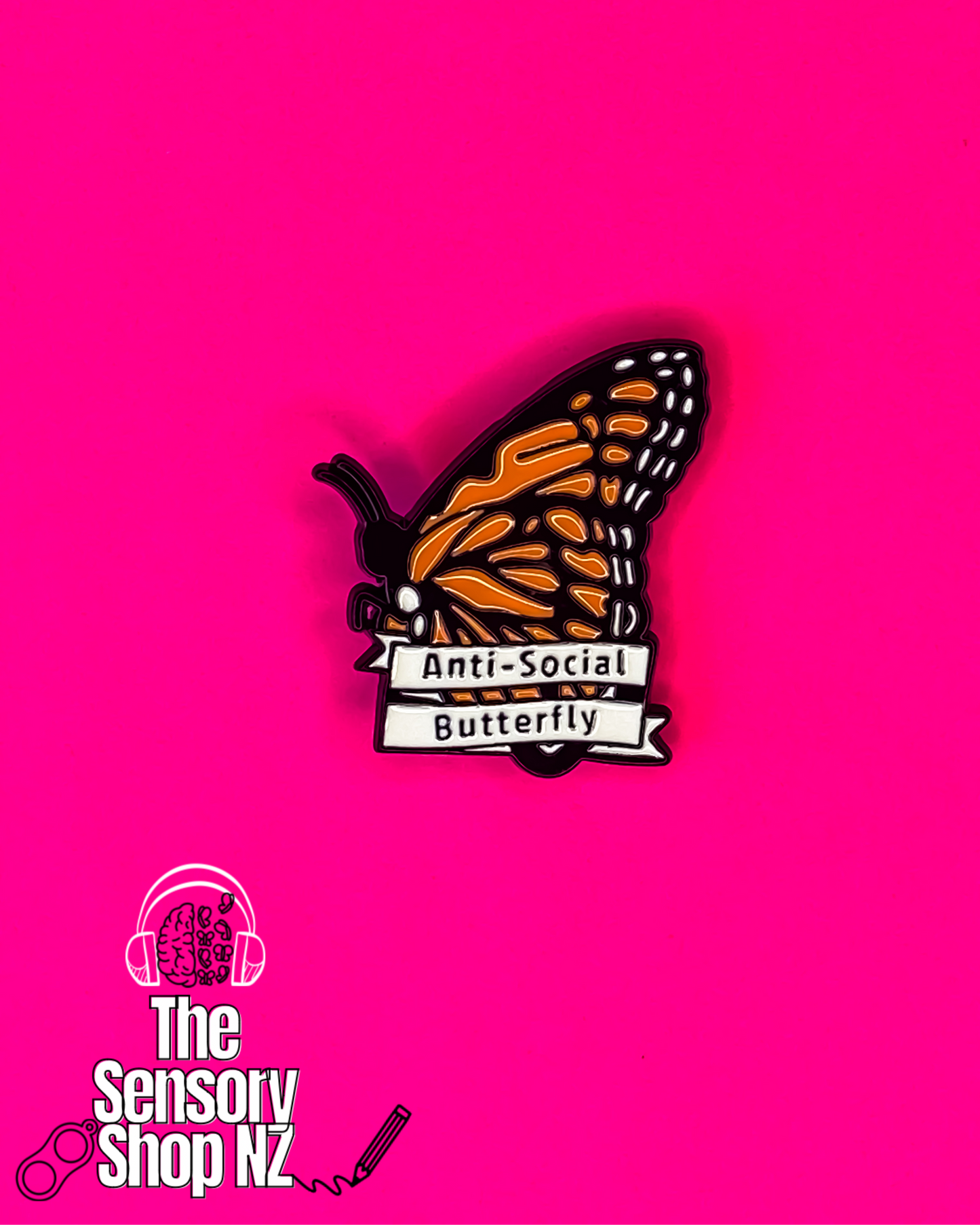 Anti Social Butterfly - Pin