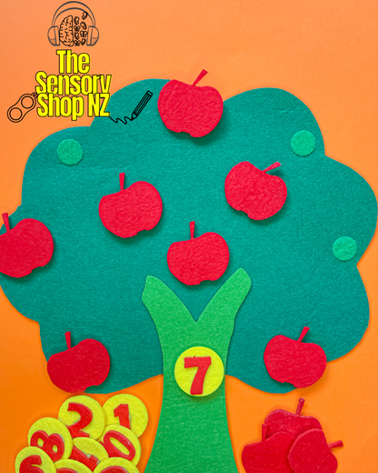 Apple tree - Counting sensory set
