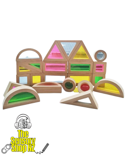 Sensory Rainbow Blocks