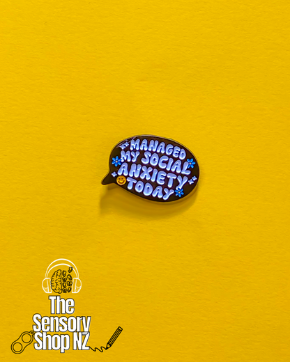 Managed My Social Anxiety Today - Pin
