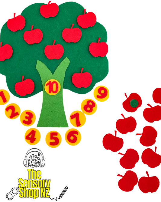 Apple tree - Counting sensory set