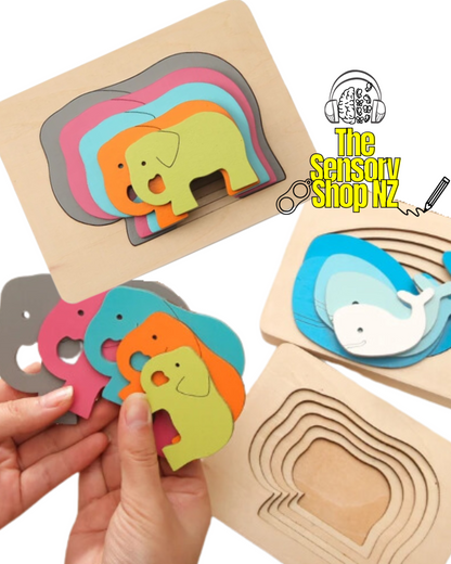 Animal Explorer Layered Puzzle
