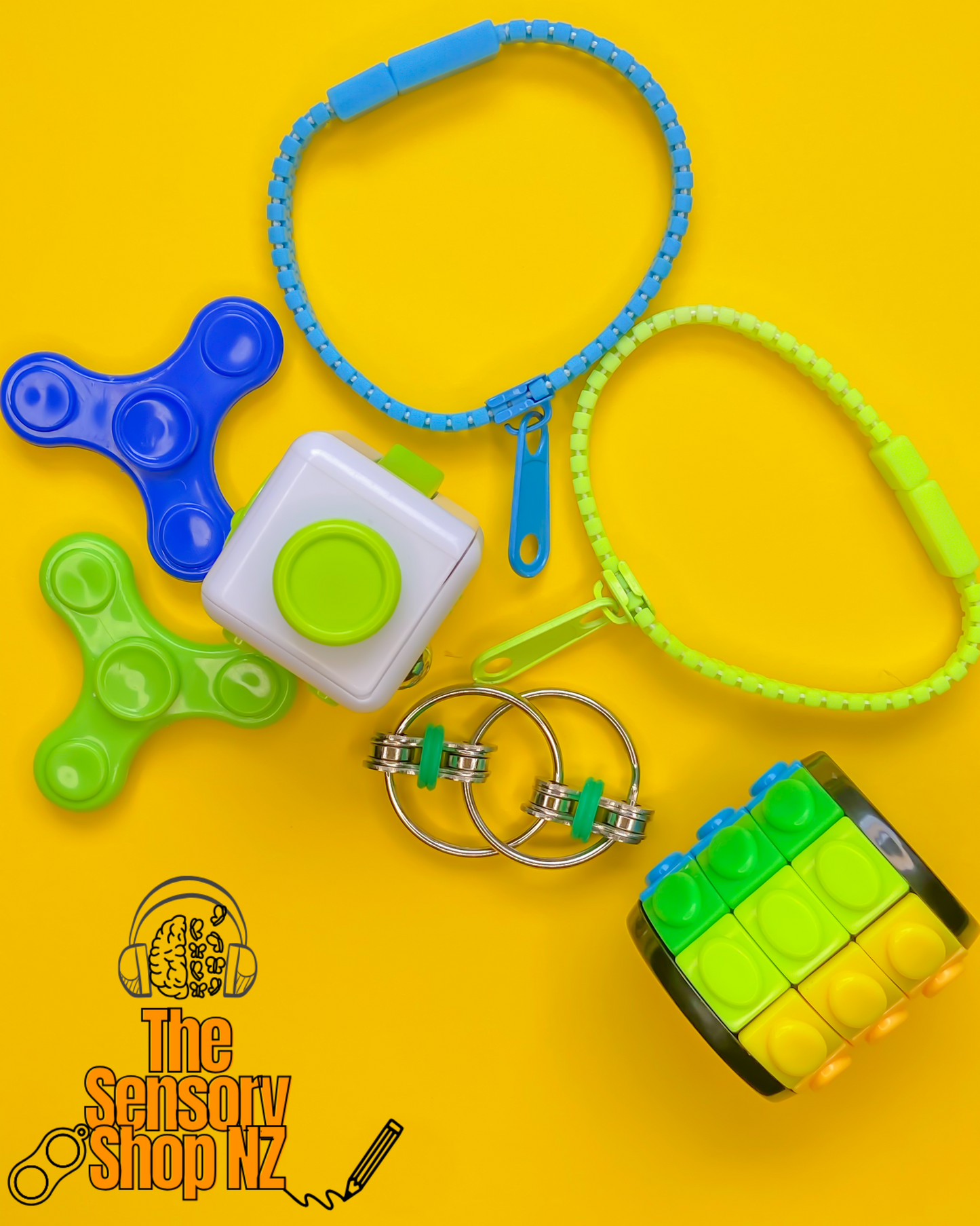 🌈 Cool & Bright Fidget Extravaganza (12 Pieces)