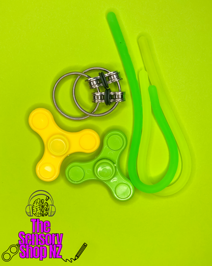 🌈 Zesty Lime Fidget Pack (12 Pieces)