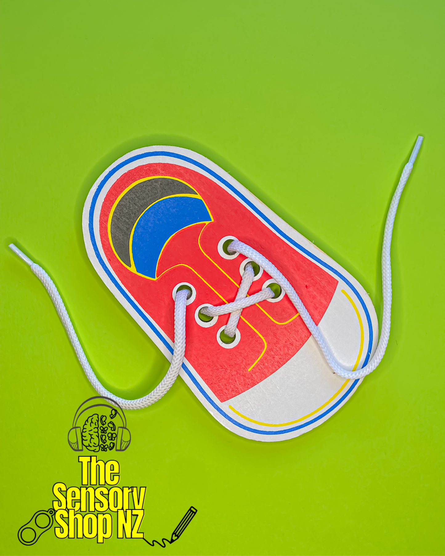 Wooden Shoe Tying Board