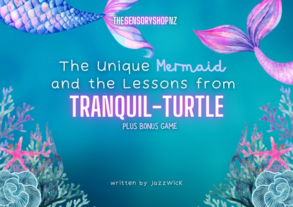 TranquilTurtle Sequin Flip Sensory Pillow + Bonus gift